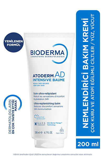 Bioderma Atoderm AD Intensive Balm Çok Kuru Atopik Cilt Kaşıntı Karşıtı Onarı...