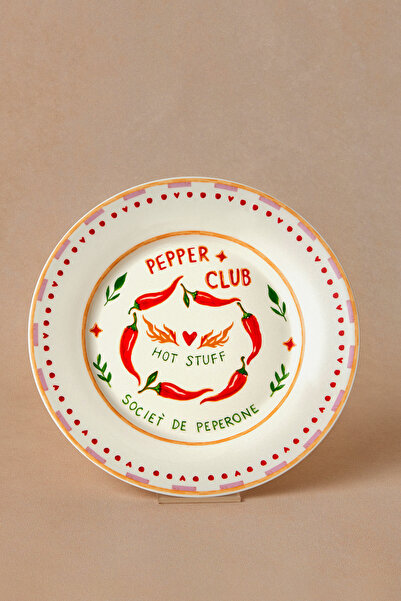 Karaca Pepper Club Acı Biberli Pasta Tabağı 19 cm