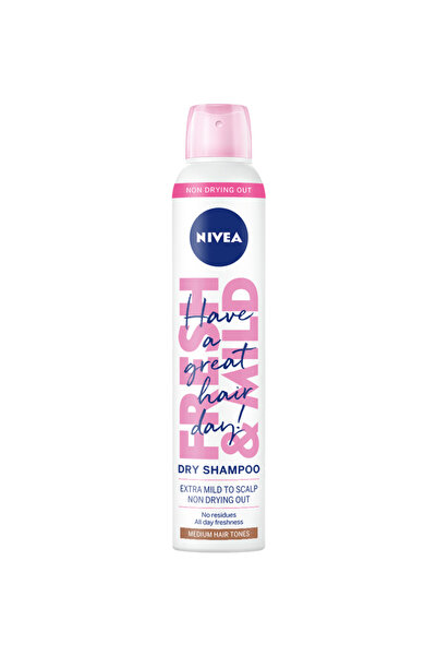 NIVEA Șampon uscat pentru păr mediu, pentru tonuri medii, fără clătire, 200 ml