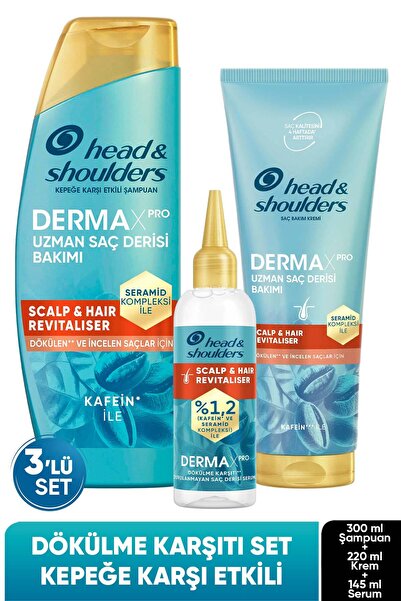 Head & Shoulders DermaXPro Scalp Revitaliser Saç Dökülmesine Karşı Saç Bakım ...