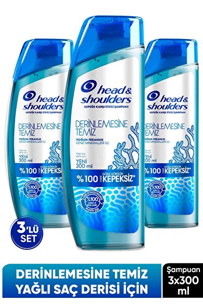 Head & Shoulders Derinlemesine Temiz Yağlı Saç Derisi İçin Yoğun Ferahlık Den...