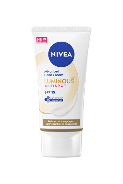 NIVEA Luminous630 Cremă de mâini anti-pete cu SPF 15, 50 ml