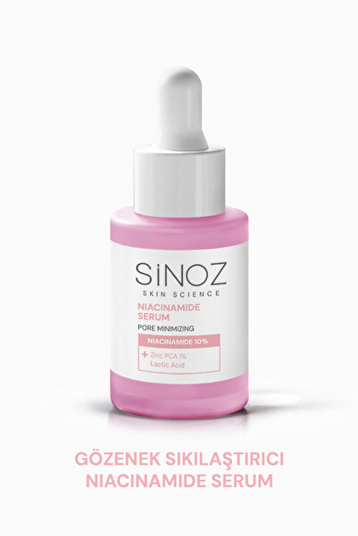 SİNOZ Gözenek Sıkılaştırıcı Sebum Dengeleyici Sivilce Karşıtı Serum Niacinami...