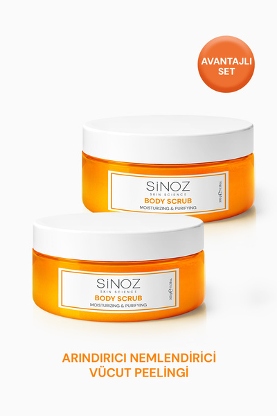 SİNOZ Body Scrub Besleyici Arındırıcı Nemlendirici Vücut Peelingi (2 X 300 GR)
