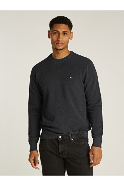 Tommy Hilfiger MW0MW36347 ESSENTIAL STRUCTURE CREW NECK P92 Dunkelgrau Meliert