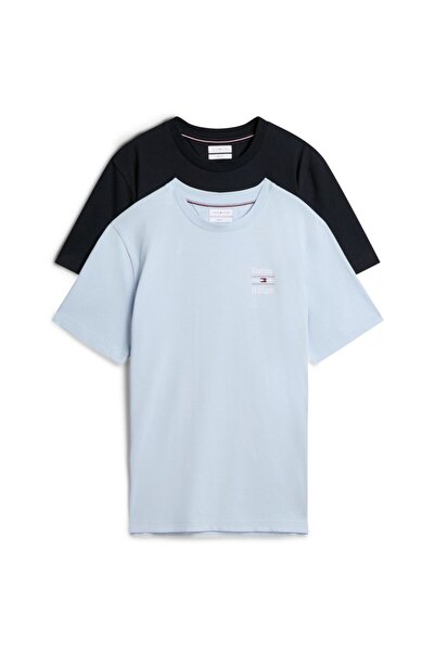 Tommy Hilfiger MW0MW45091 2 ШТ. ФУТБОЛКИ З ГРАФІЧНИМ ПРИКЛАДОМ НА ГРУДНІЙ ЗОН...