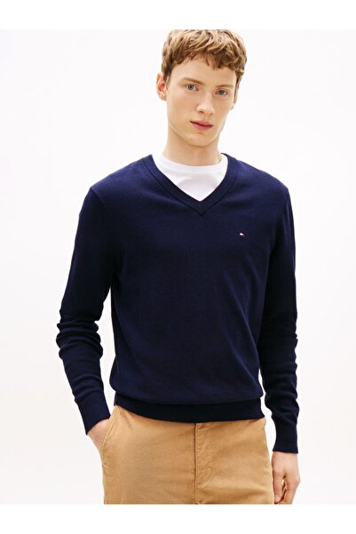 Tommy Hilfiger MW0MW28047 DW5 XL PIMA ORG CTN CASHMERE GÂT ÎN V