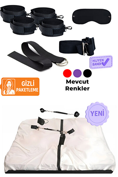 Fantezi Kelepçe Seti, El Ve Ayak Bağlama, Bel Kemeri, Yatak Altı Aparatı