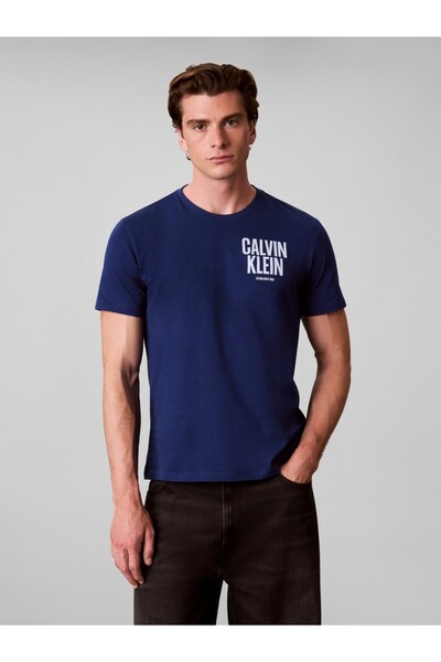 Calvin Klein LV04RH816G SS 30S EU BLOCK FONT CALVIN BC 5MA Estate Blue