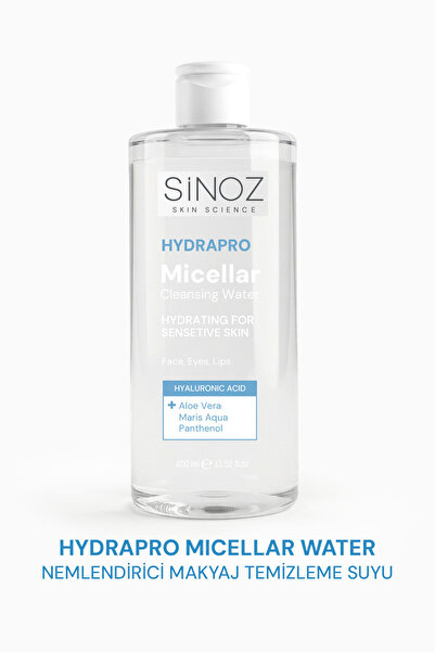 SİNOZ Hydrapro Hassas Ciltler İçin Nemlendirici Micellar Makyaj Temizleme Suy...