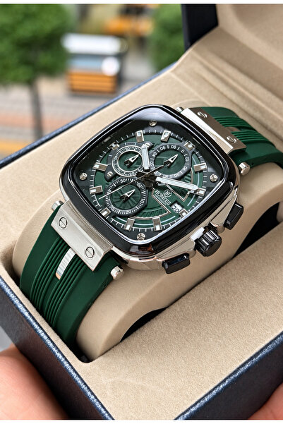 Homies Men's Wristwatch Silicone Square Sport Case with Original Box and Brac...