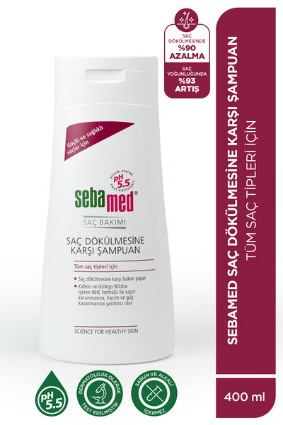 Sebamed Saç Dökülmesine Karşı Kafein İçerikli Güçlendirici Şampuan 400 ml