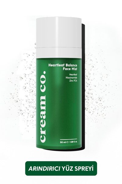 Cream Co. Gözenek Sıkılaştırıcı Ferahlatıcı Yüz Spreyi | Heartleaf Face Mist ...