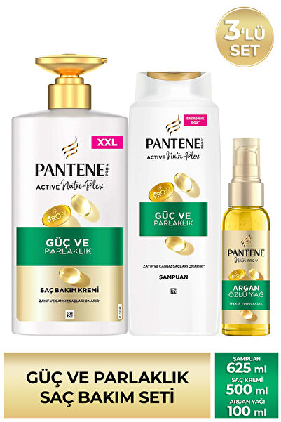 Pantene Pro-V Onarıcı & Koruyucu, Zayıf ve Yıpranmış Saçlar İçin Saç Bakım Se...