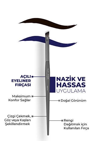 Alix Avien Açılı Eyeliner Fırçası - Small Angle Brush AA214