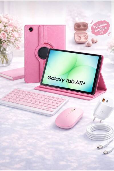 Samsung Galaxy Tab A9 Plus 8gb 256gb 11 İNÇ (KALEM HEDİYE) Kılıf Başlık Cam K...