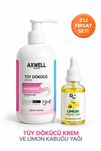AXWELL Hair Removal Cream & Lemon Peel Oil Opportunity Set