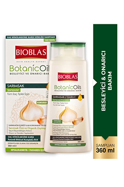 Bioblas Botanic Oils Garlic Shampoo 360 ml - Unscented