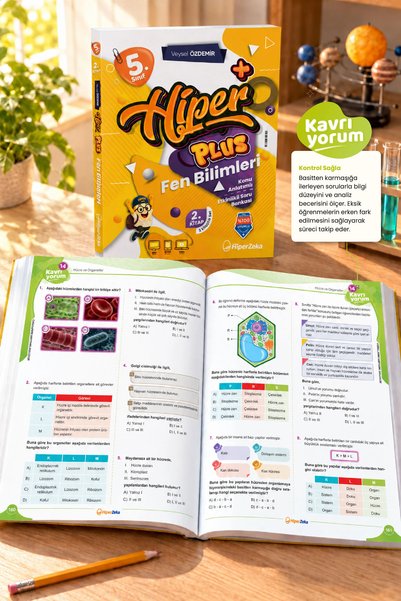 HiperZeka 2027 5. Sınıf Hiper Plus Fen Bilimleri Konu Anlatımlı & Etkinlikli Soru Bankası (2 Kitap Set) | Veysel ÖZDEMİR