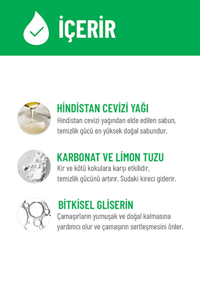Siveno %100 Doğal Bebek Çamaşır Sabunu Kendinden Yumuşatıcılı Bitkisel Deterjan Vegan 1000 ml