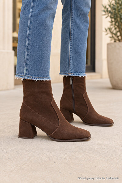 Capone Outfitters Anjela Blunt Toe Side Zipper Women's Boots