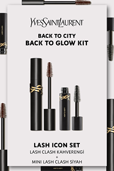 Yves Saint Laurent Lash Clash Kahverengi & Mini Lash Clash Siyah Maskara Seti...