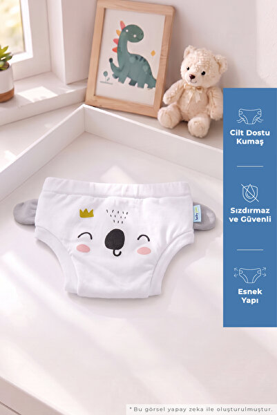 Babyjem Soft Alıştırma Külodu Beyaz 2 Yaş
