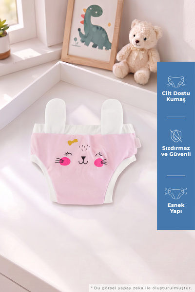 Babyjem Soft Alıştırma Külodu Pembe 2 Yaş