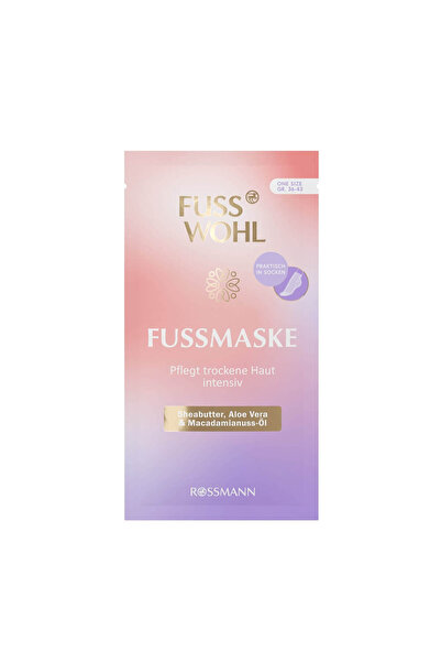 Fusswohl Ayak Bakım Maskesi Shea Yağı-macadamia Fındık Yağı-aloe Vera 1 Adet