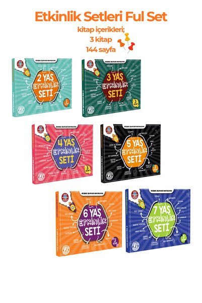 Çocuk Akademi Etkinlik Setleri Ful Set Eko Paket