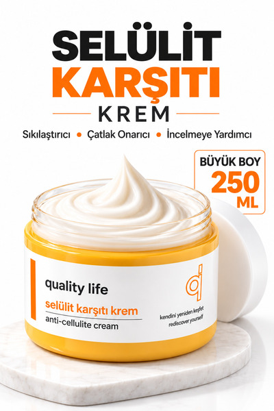 Quality Life Selülit ve Çatlak Karşıtı Giderici Jel Bölgesel Vücut Sıkılaştır...