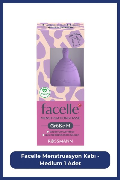 Facelle Menstruasyon Kabı - Medium - 1 Adet