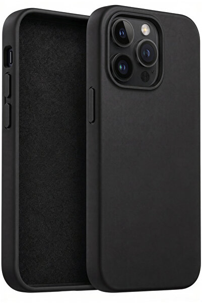 Fibaks iPhone 14 Pro Max Renkli Içi Kadife Silinebilir Logosuz Lansman Kapak ...