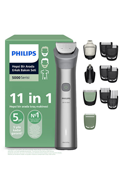 Philips 5000Serisi 11in1, Erkek Bakım Seti, Yüz/Saç/Vücut/Sakal Tıraş Makines...