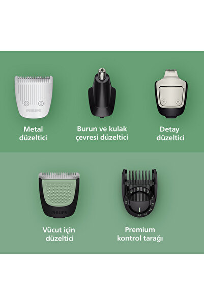 Philips 7000Serisi 13in1, Erkek Bakım Seti,Yüz/Saç/Vücut/Sakal Tıraş Makinesi, Islak&Kuru, MG7922/15