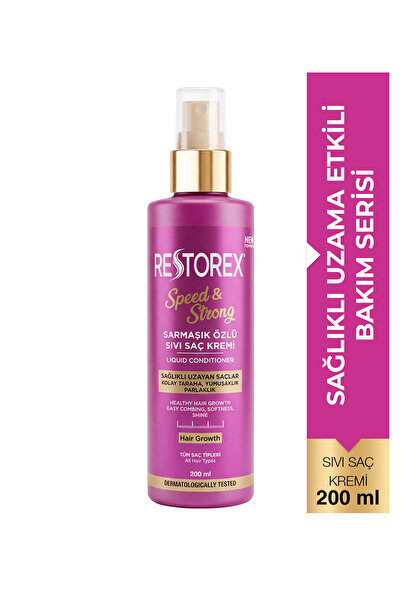 Restorex Speed Strong Işıltılı Bakım Sıvı Saç Kremi 200 Ml - Sarmaşık Özlü, S...