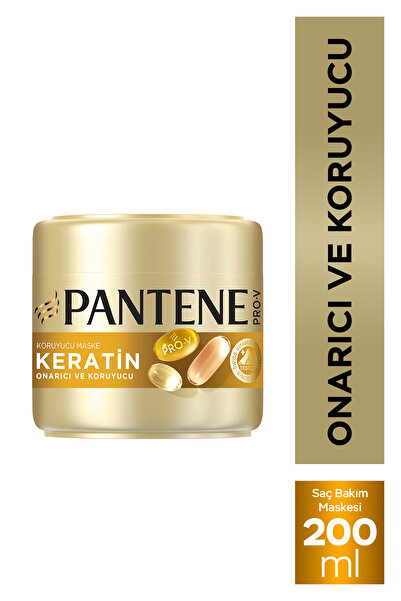 Pantene Pro-V Onarıcı & Koruyucu, Zayıf ve Yıpranmış Saçlar İçin Saç Bakım Ma...