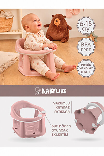 Babylike Vakumlu Bebek Banyo&mama Oturağı
