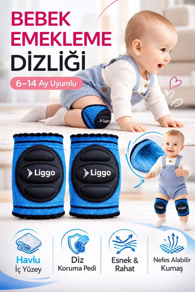 Liggo 6-14 Ay Bebek Emekleme Dizliği Bebek Dizliği Çocuk Dizliği Bebek Koruyu...