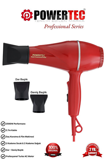 POWERTEC TR-501 Profesyonel Renkli Fön Makinesi