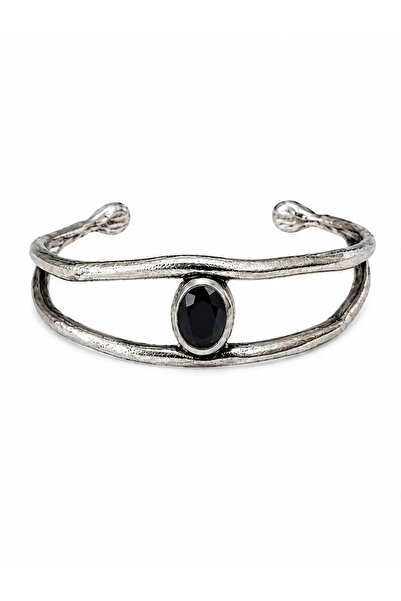 Capo by Aytaç Yamaç Capo Woman Oval Crystal Clamp Bracelet – Double Arm Moder...