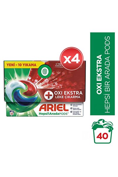 Ariel Hepsi1Arada PODS® Oxi Extra Leke Çıkarma Kapsül Çamaşır Deterjanı Beyaz...