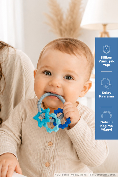 Babyjem Silikon Halka Dişlik