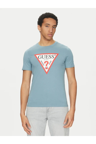 Guess Original Erkek Slim Fit T-Shirt