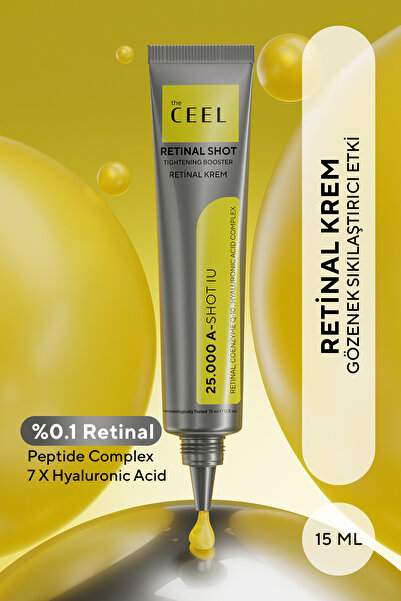 The Ceel Retinal Shot %0,1 Sıkılaştırıcı & Güçlendirici Krem Retinal,7x Hyalu...