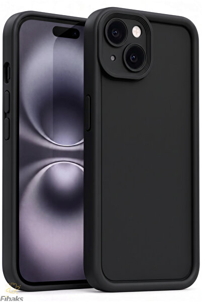 Fibaks iPhone 15 Kılıf Kamera Korumalı Yumuşak Dokulu Renkli Silikon Kapak
