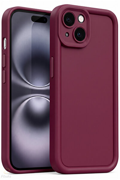 Fibaks iPhone 13/14 Kılıf Kamera Korumalı Yumuşak Dokulu Renkli Silikon Kapak...