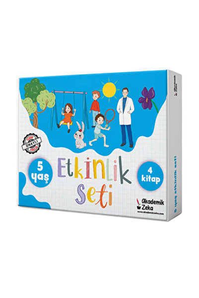 akademik zeka 5 Yaş Etkinlik Seti ( 4 KİTAP 160 SAYFA)