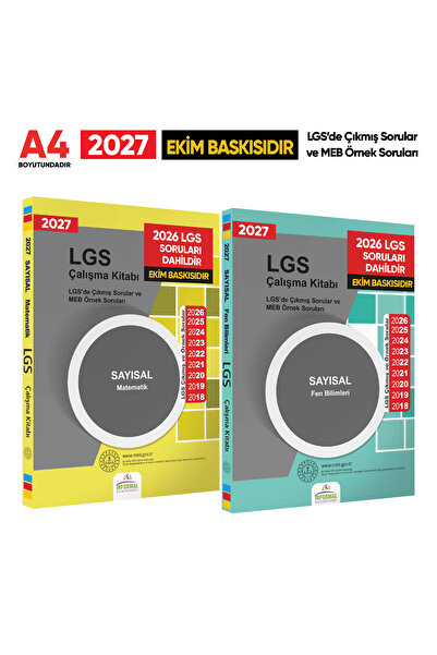 Karakutu Yayınları 2027 LGS 8.Sınıf Çıkmış ve MEB Örnek Sorular Matematik-FEN...