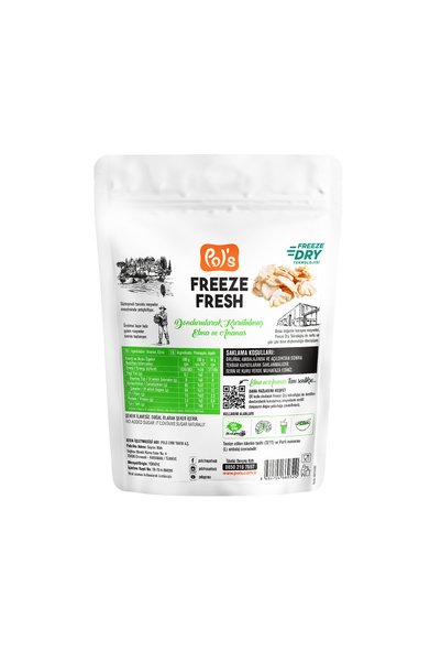 Pol's Freeze Fresh Freeze Dried Dondurularak Kurutulmuş Ananas - Elma Mix 18 gr.